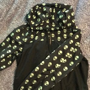 Alien designed windbreaker / worn Once